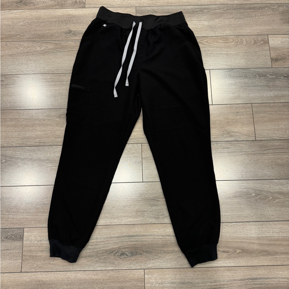 Figs, Zamora joggers, highwaisted, black, L/Tall, good as new!